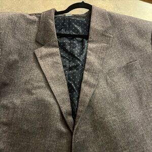 Oak Hill Men's Blazer Gray 3XLT 54L/56L Tall Poly/Rayon